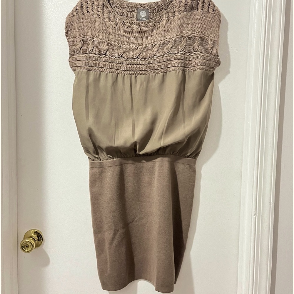 Tan Vince Camuto Sweater Dress size S